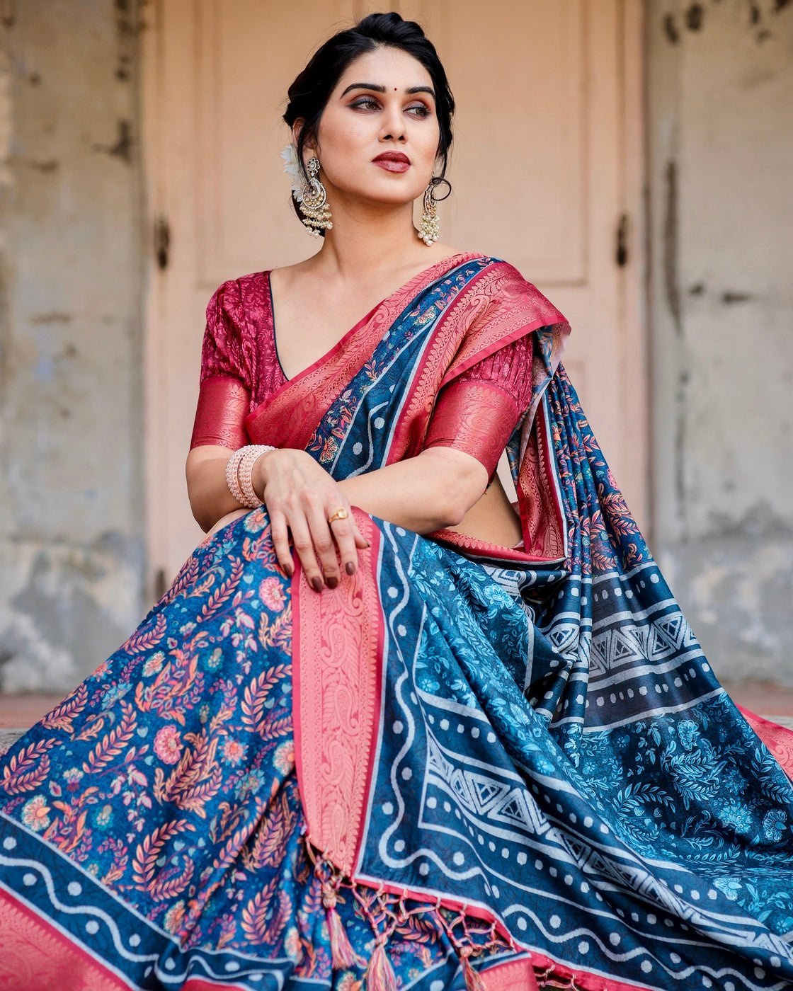 Blue Sarees